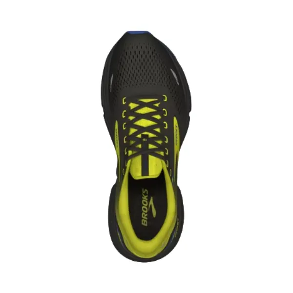 Brooks Ghost 15 running shoes black nightlife blue