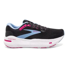 Brooks Ghost Max Women's Shoes in Ebony/Open Air/Lilac Rose, Size 8.5 Wide D.