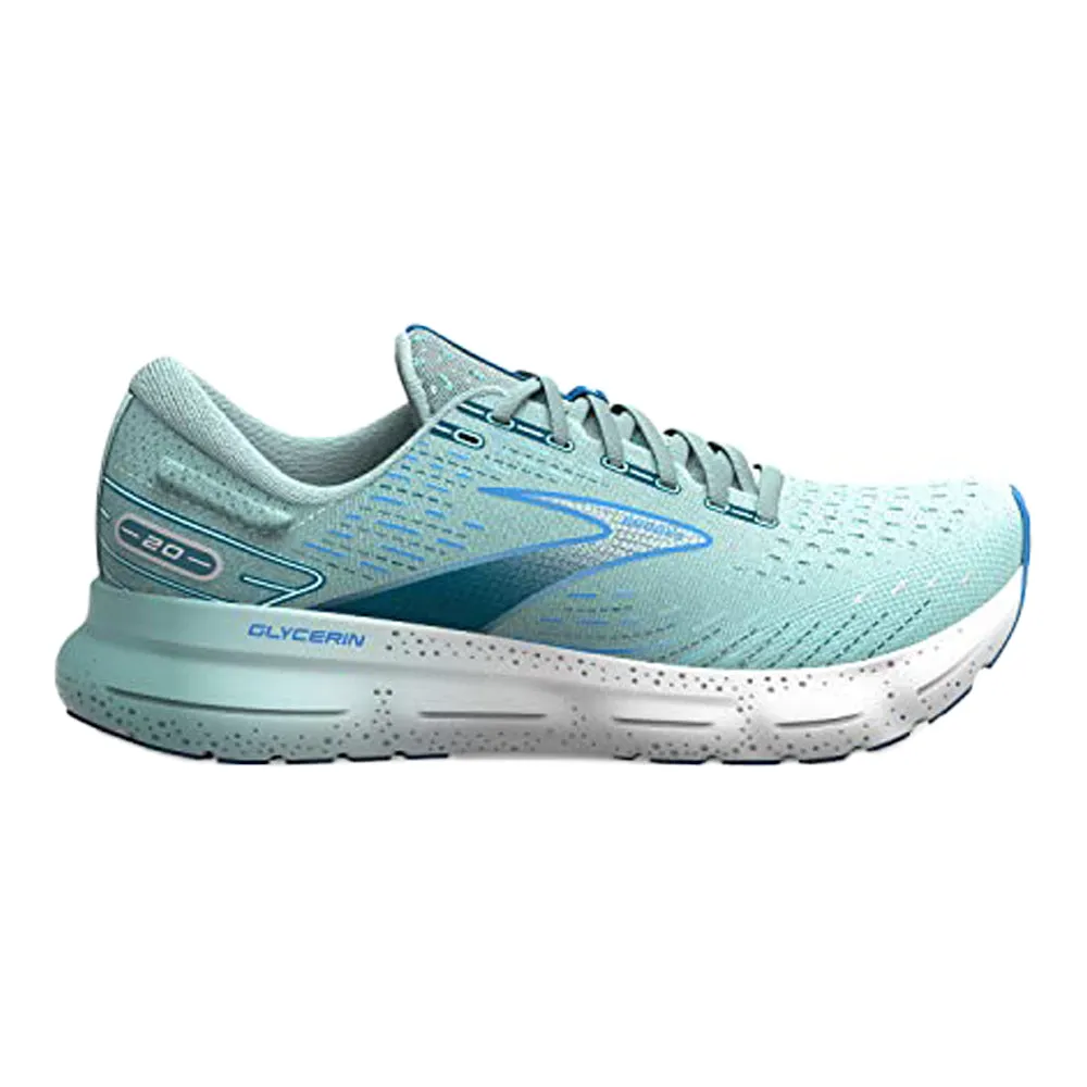 Brooks Glycerin 20 Women's Shoes - Blue Glass/Marina/Legion Blue, Size 11 B Medium