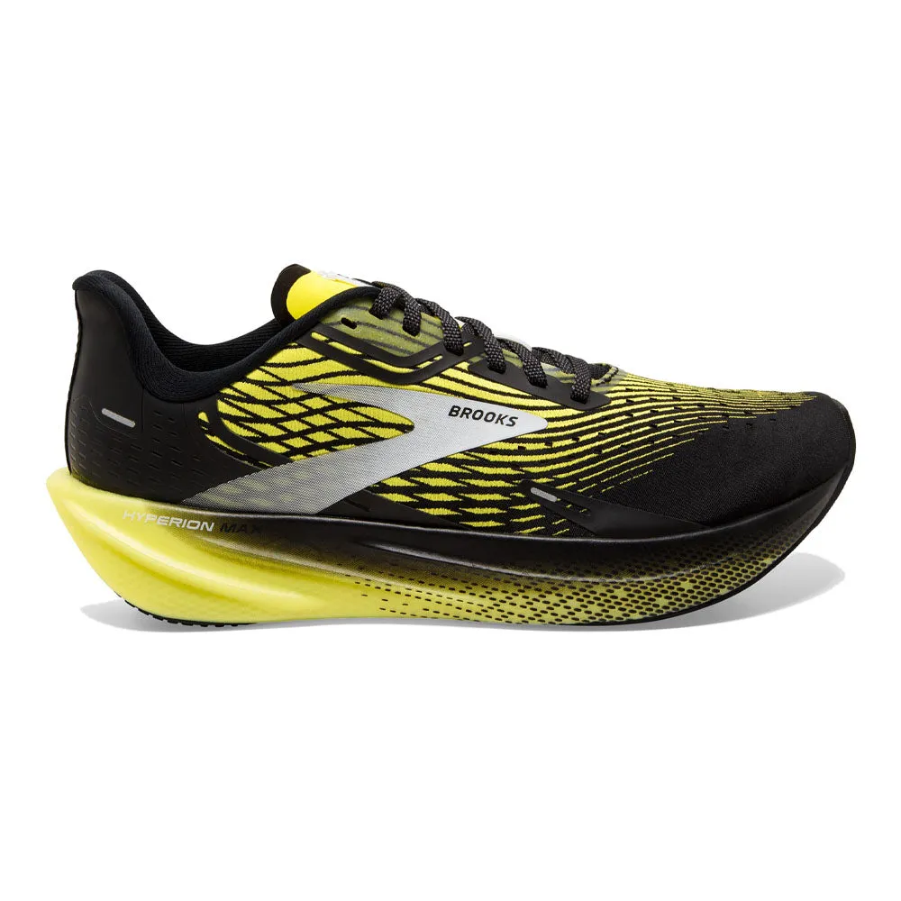 Brooks Hyperion Max Men's Running Shoes - Black/Blazing Yellow/White - Size 12.5 D Medium