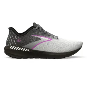 Brooks Launch GTS 10 Women's Running Shoes - Black/White/Violet - Size 6.5 D Wide