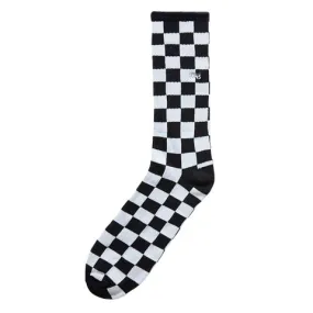 Checkerboard Crew Socks for Men