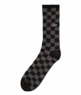 Checkerboard crew socks for women