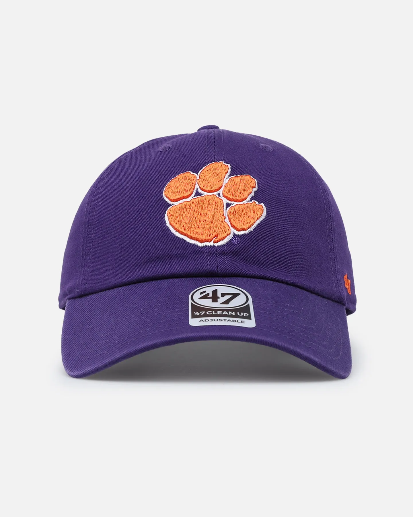 Clemson Tigers Purple Adjustable Strapback Hat by 47 Brand