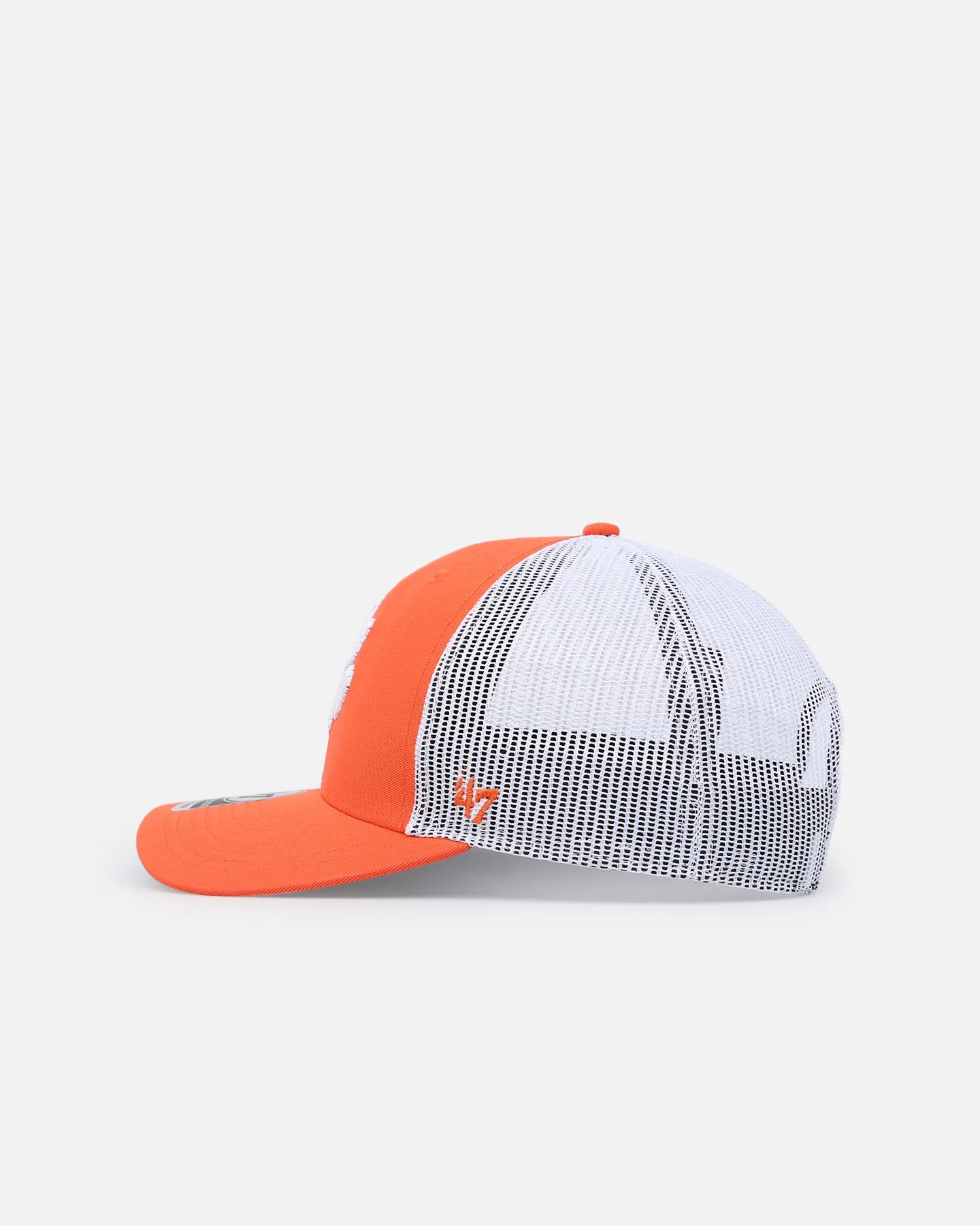 Clemson Tigers trucker hat orange.