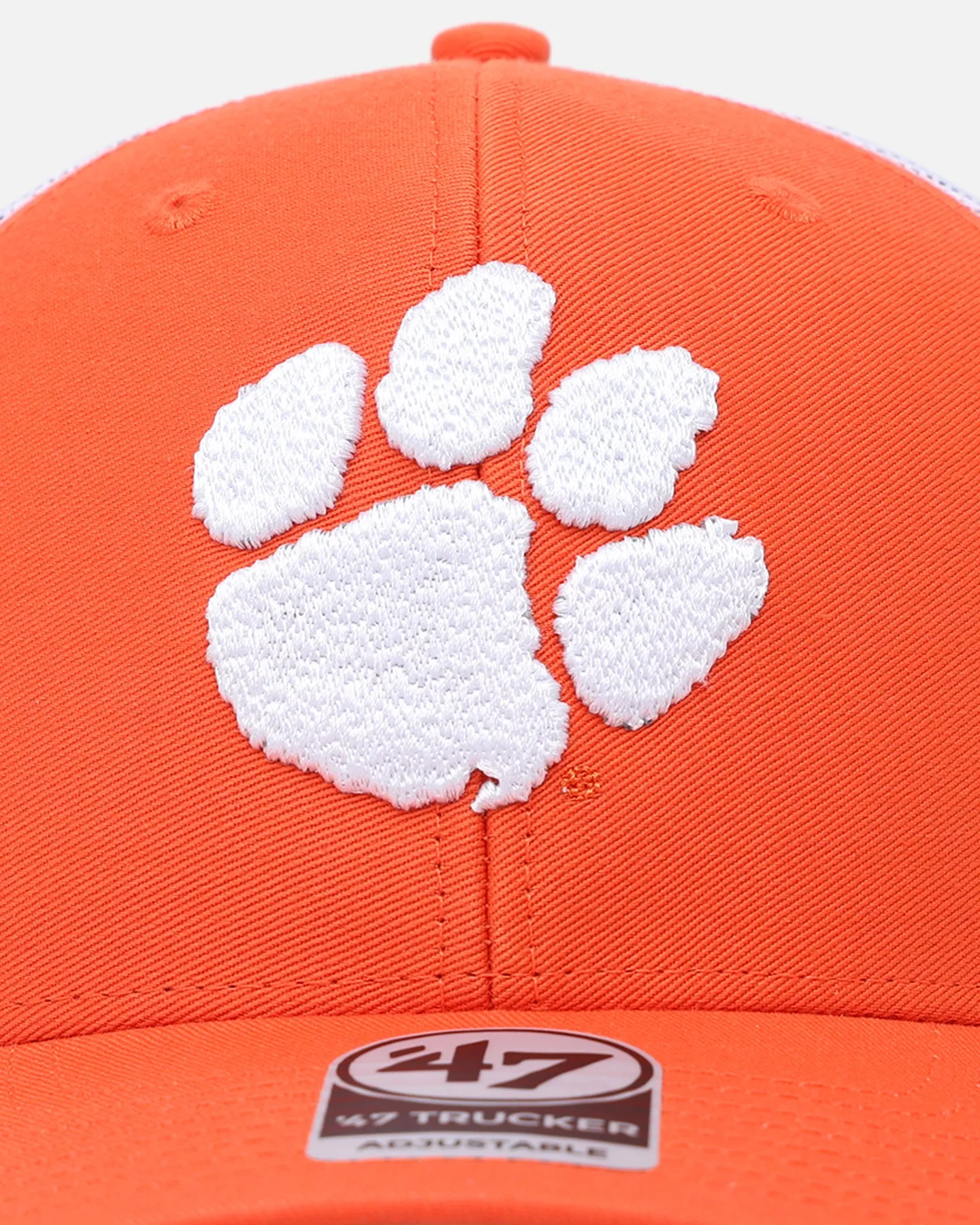 Clemson Tigers trucker hat orange.