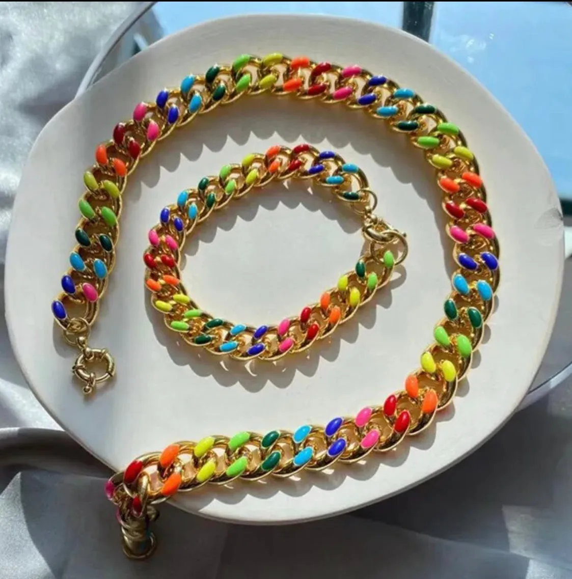 Colorful Cuban Necklace