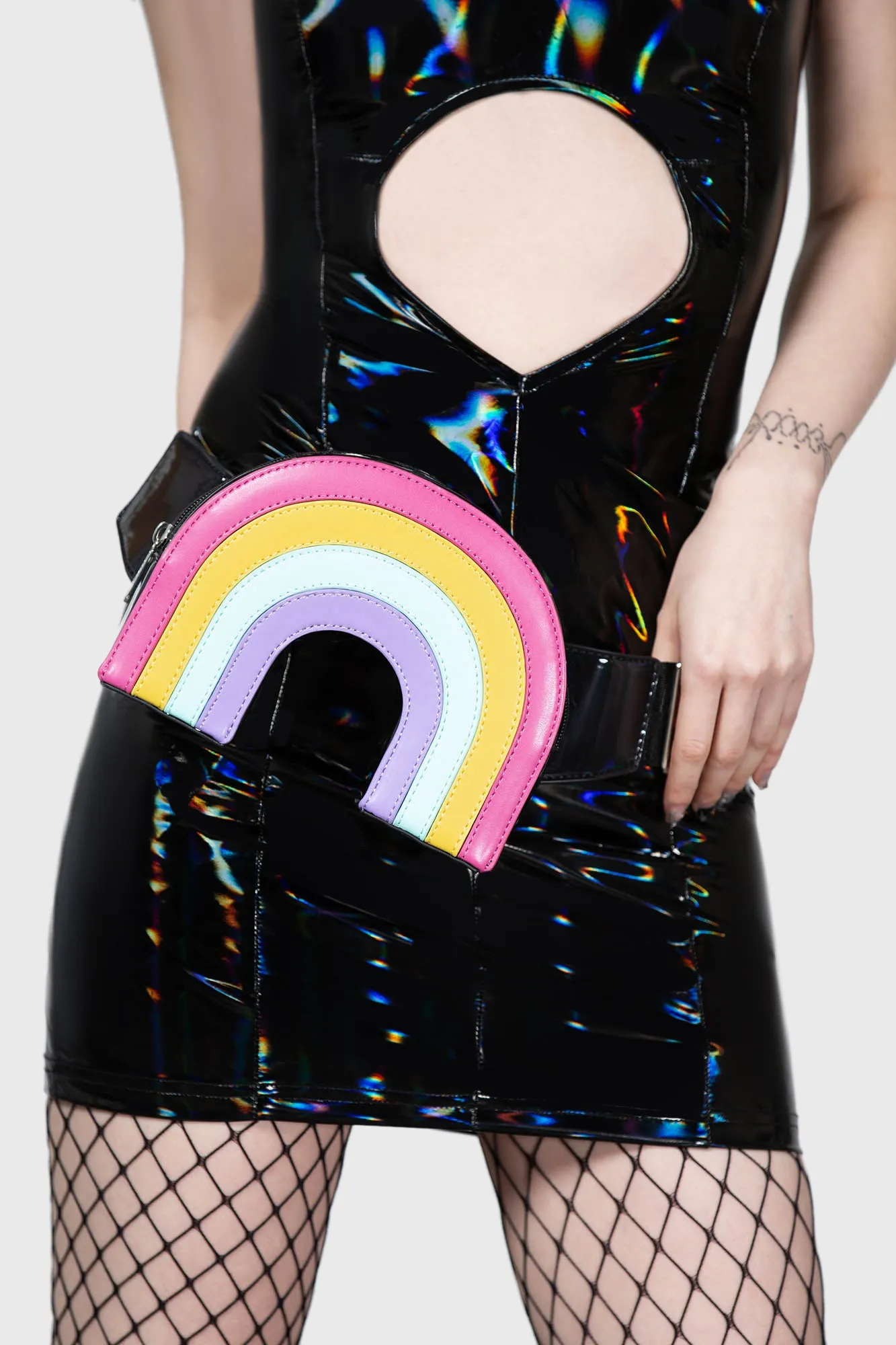 Colorful Electric Waistbag | Rainbow Patterned Fanny Pack - Limited Edition