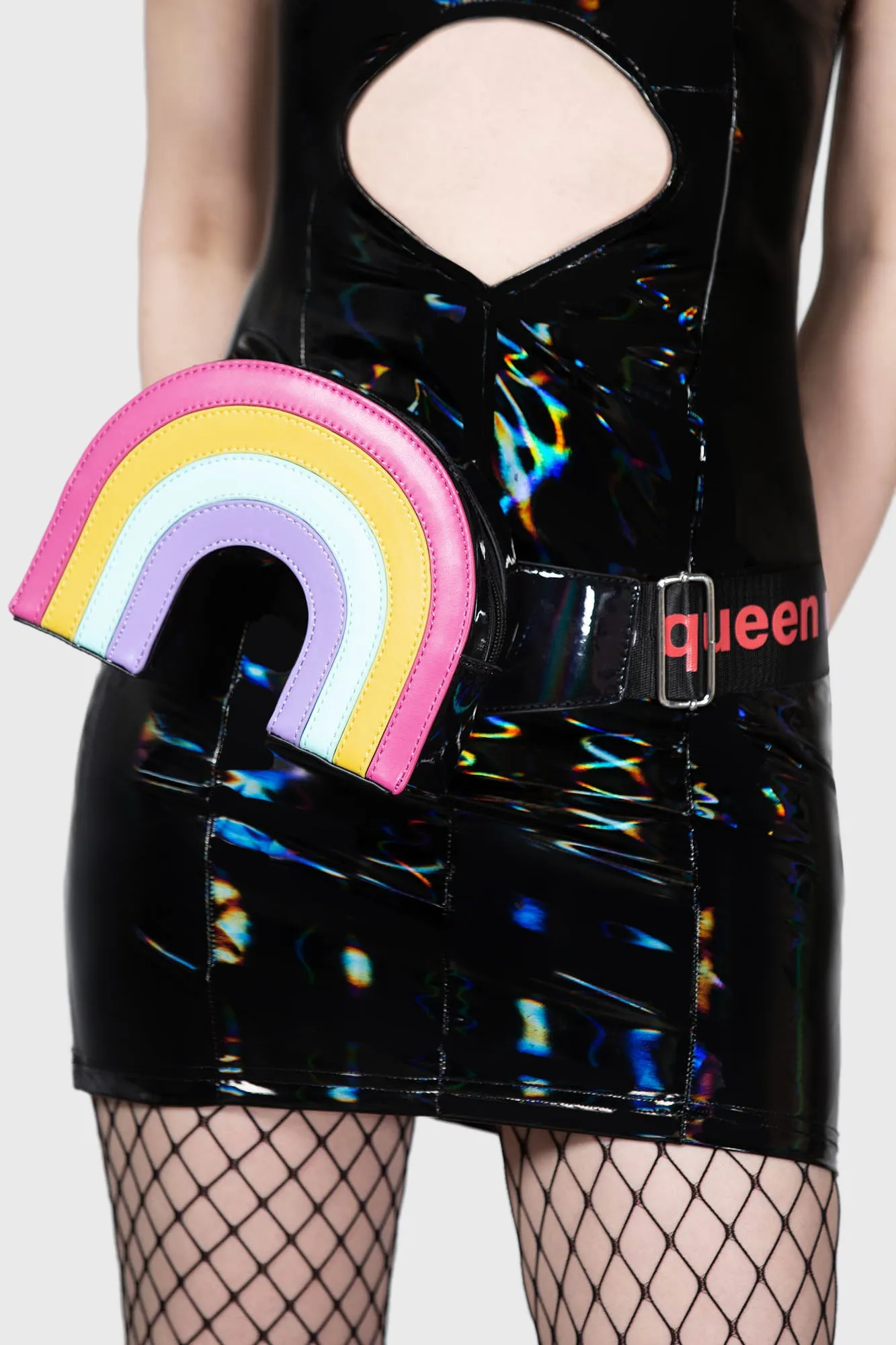 Colorful Electric Waistbag | Rainbow Patterned Fanny Pack - Limited Edition