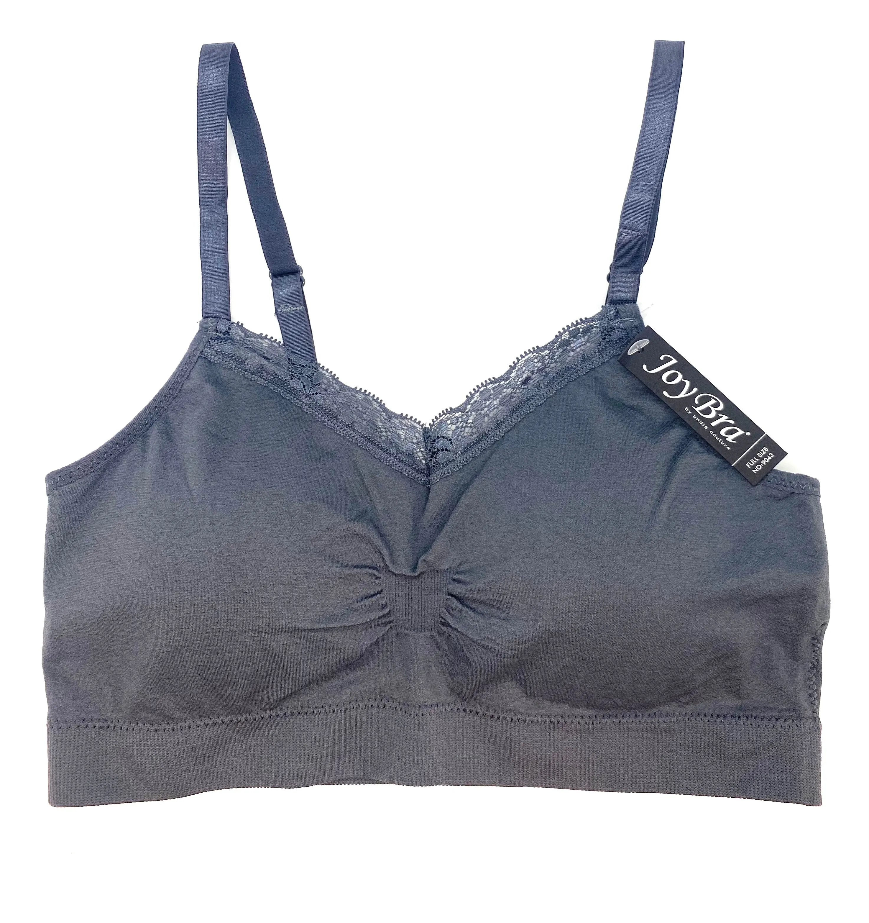 Coobie/Joy Bra, 9042 v-neck lace-trim ONE size