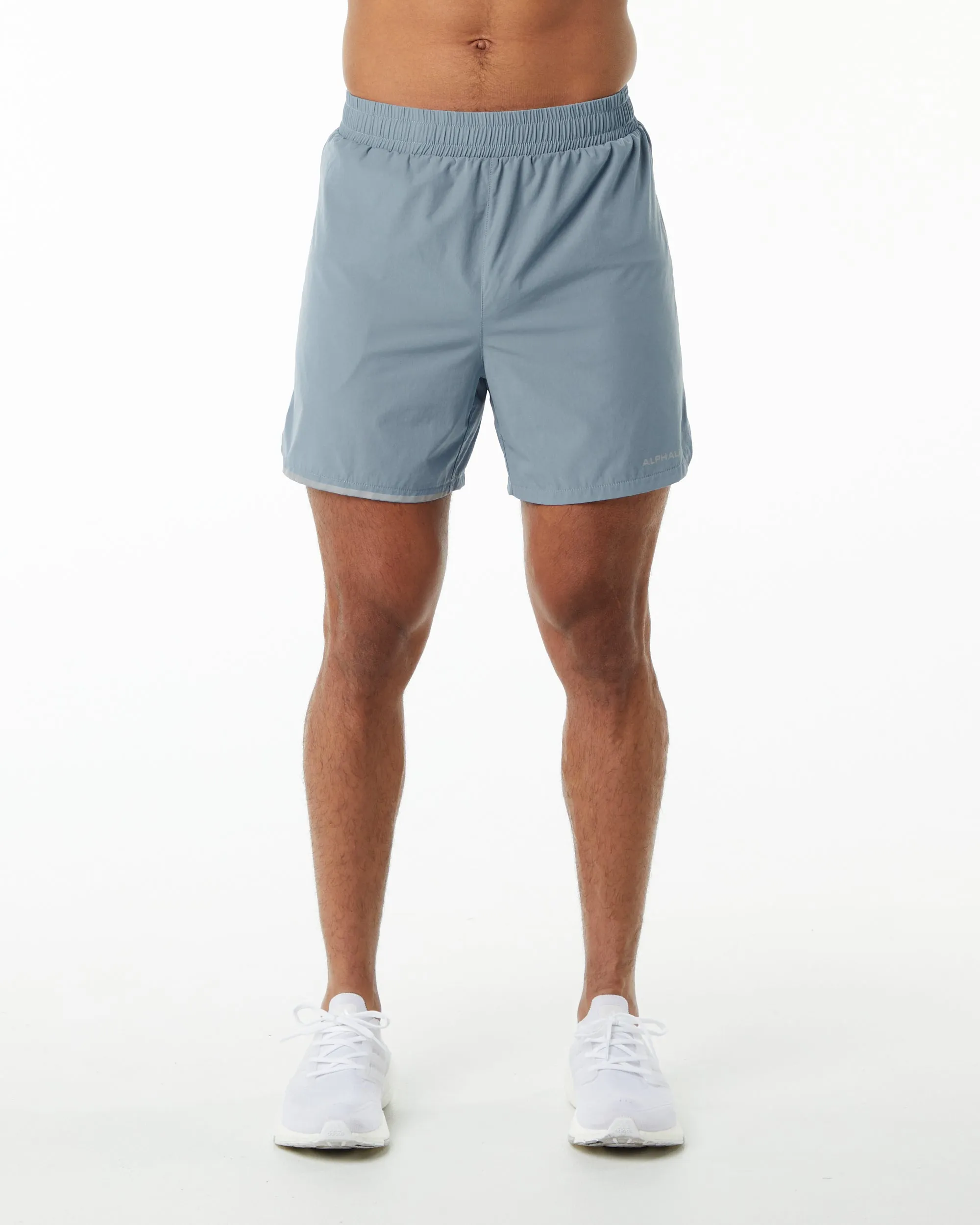 Core Stride Shorts - Fog Blue