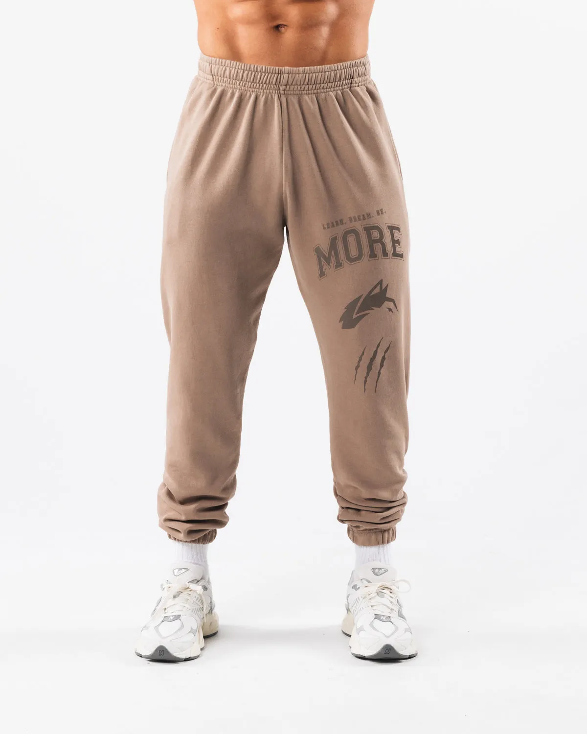 Earth Color Athletic Pants - Mudstone