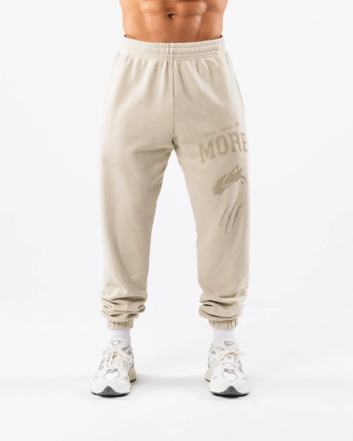 Earth-toned Graphic Jogger Pants - Shell