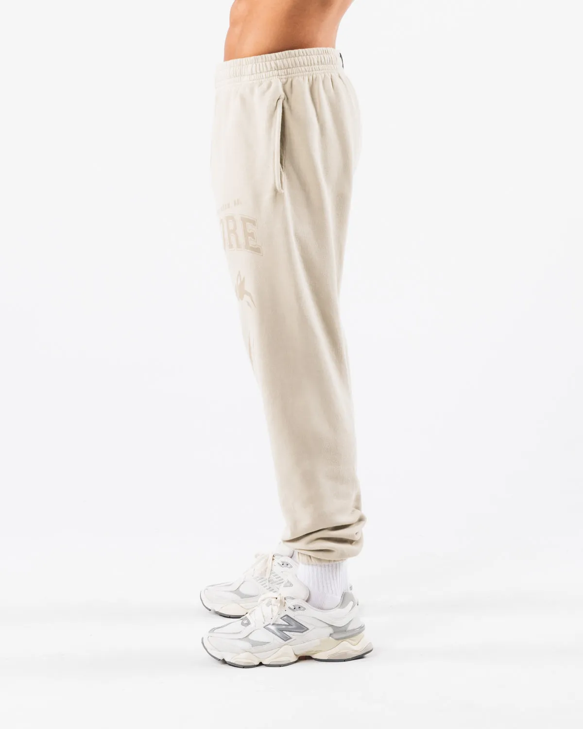 Earth-toned Graphic Jogger Pants - Shell