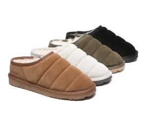 Everau Sheepskin Slippers - Ultra Puffer Style for Women