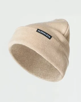 Foldover Beanie - Linen