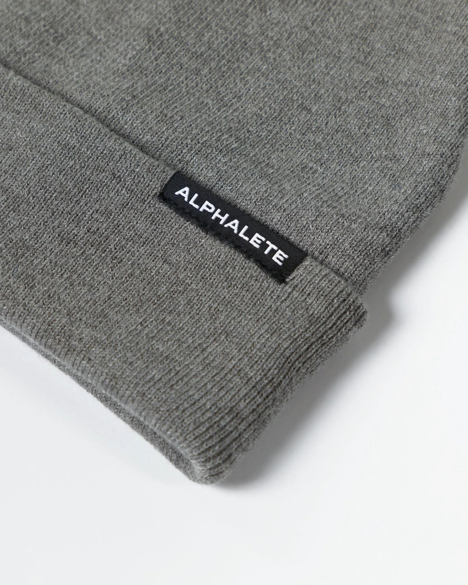 Foldover Beanie - Medium Grey