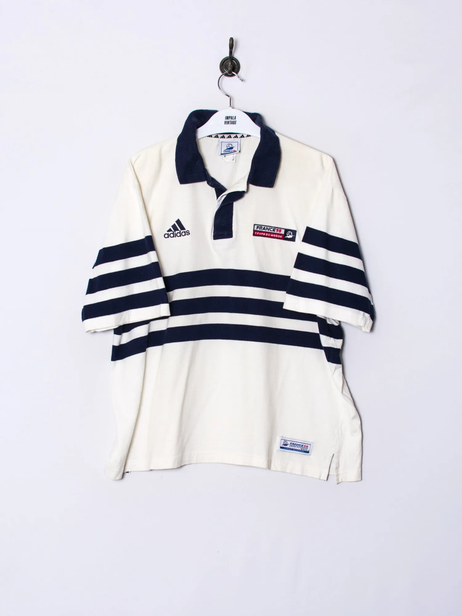 France 98 World Cup Adidas Poloshirt