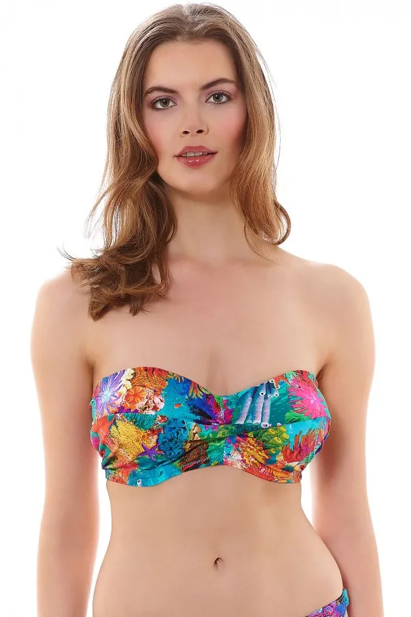 Freya Under The Sea Swim Bandeau Bikini Top