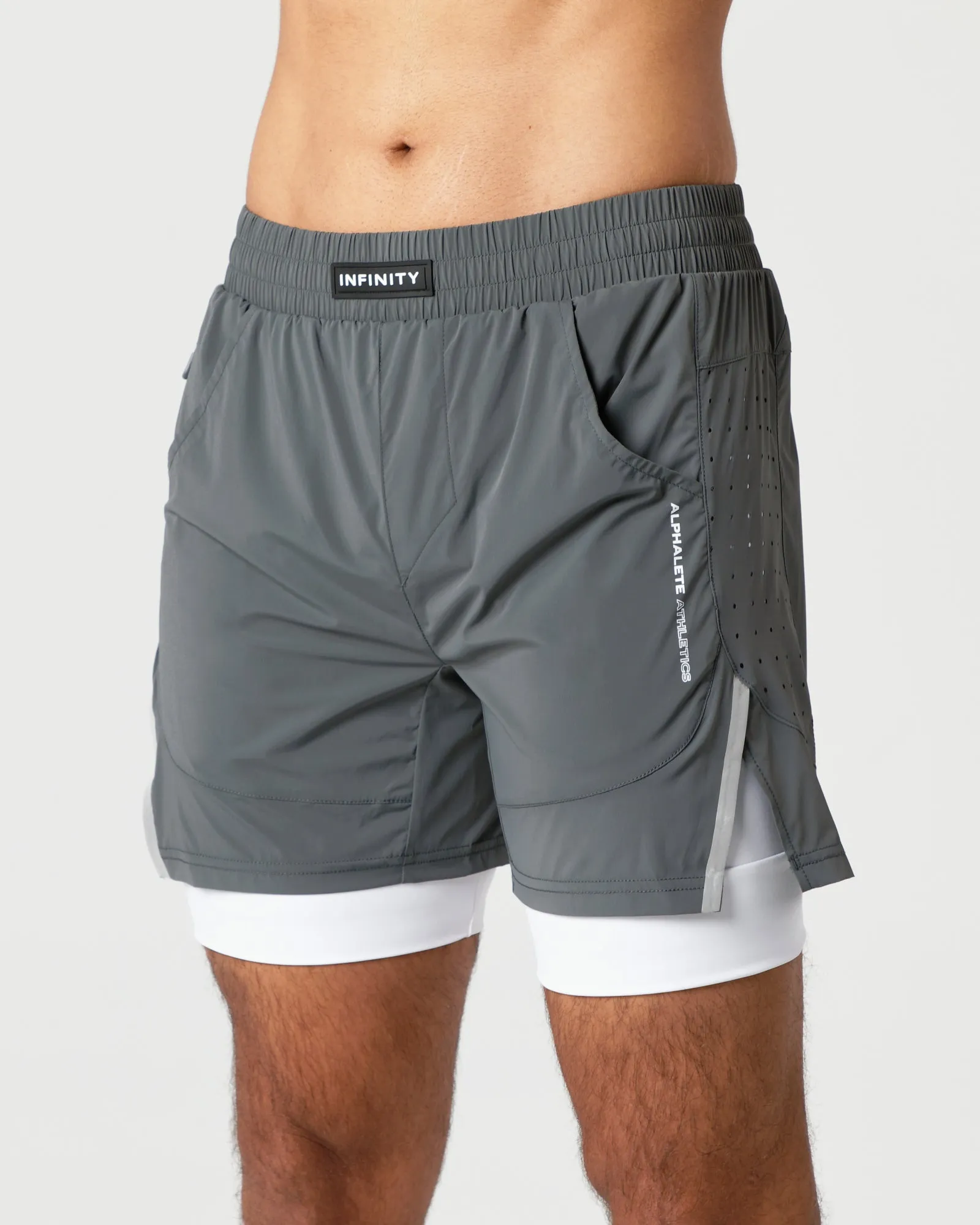 Infinity Speed Short 5.5 - Smoke - Result: Shop the Stylish Infinity Speed Short 5.5 in Smoke