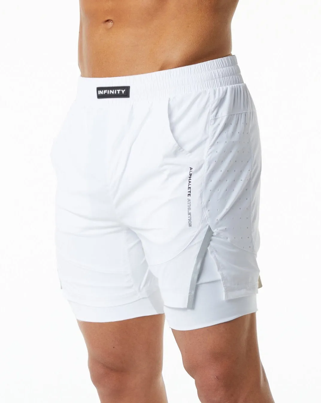 Infinity Speed White Short 5.5 - Fast Delivery - Order Now!