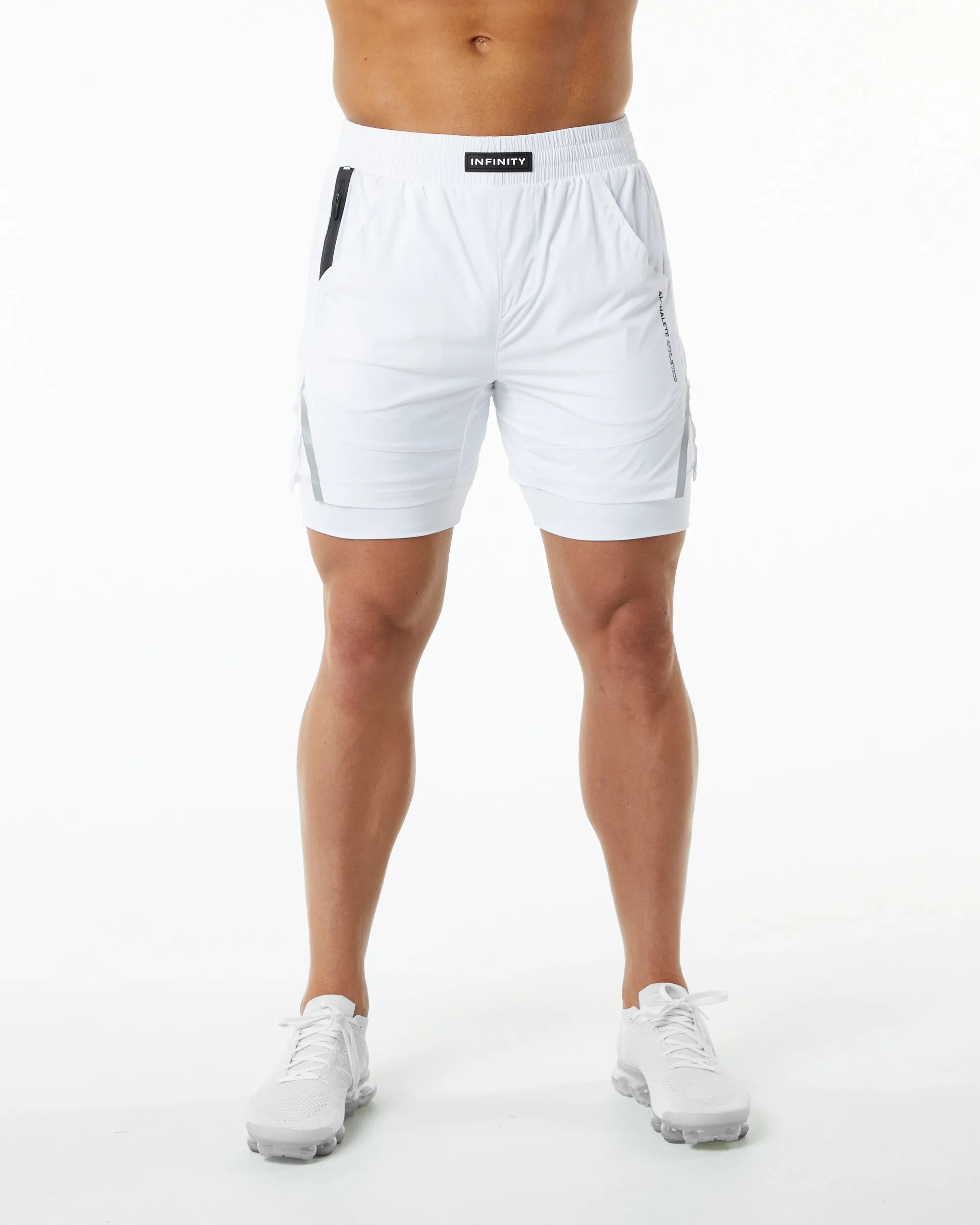 Infinity Speed White Short 5.5 - Fast Delivery - Order Now!