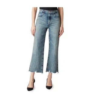 J Brand Womens Joan Crop Wide Leg Jeans