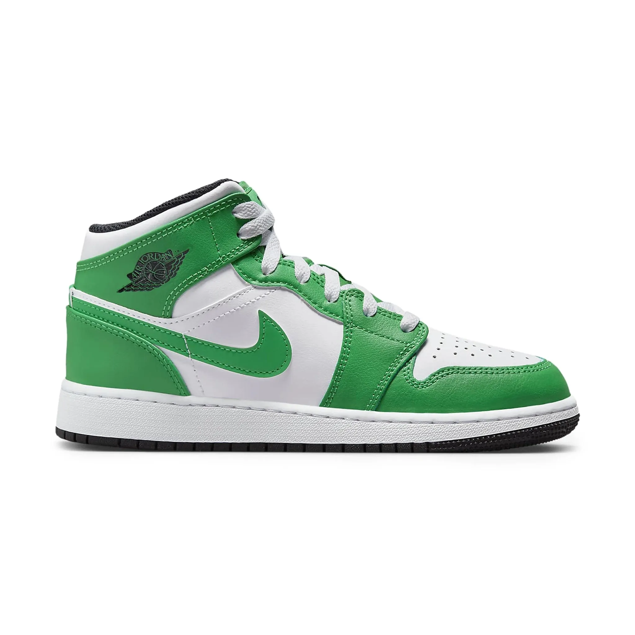 Jordan 1 Mid Lucky Green (GS)