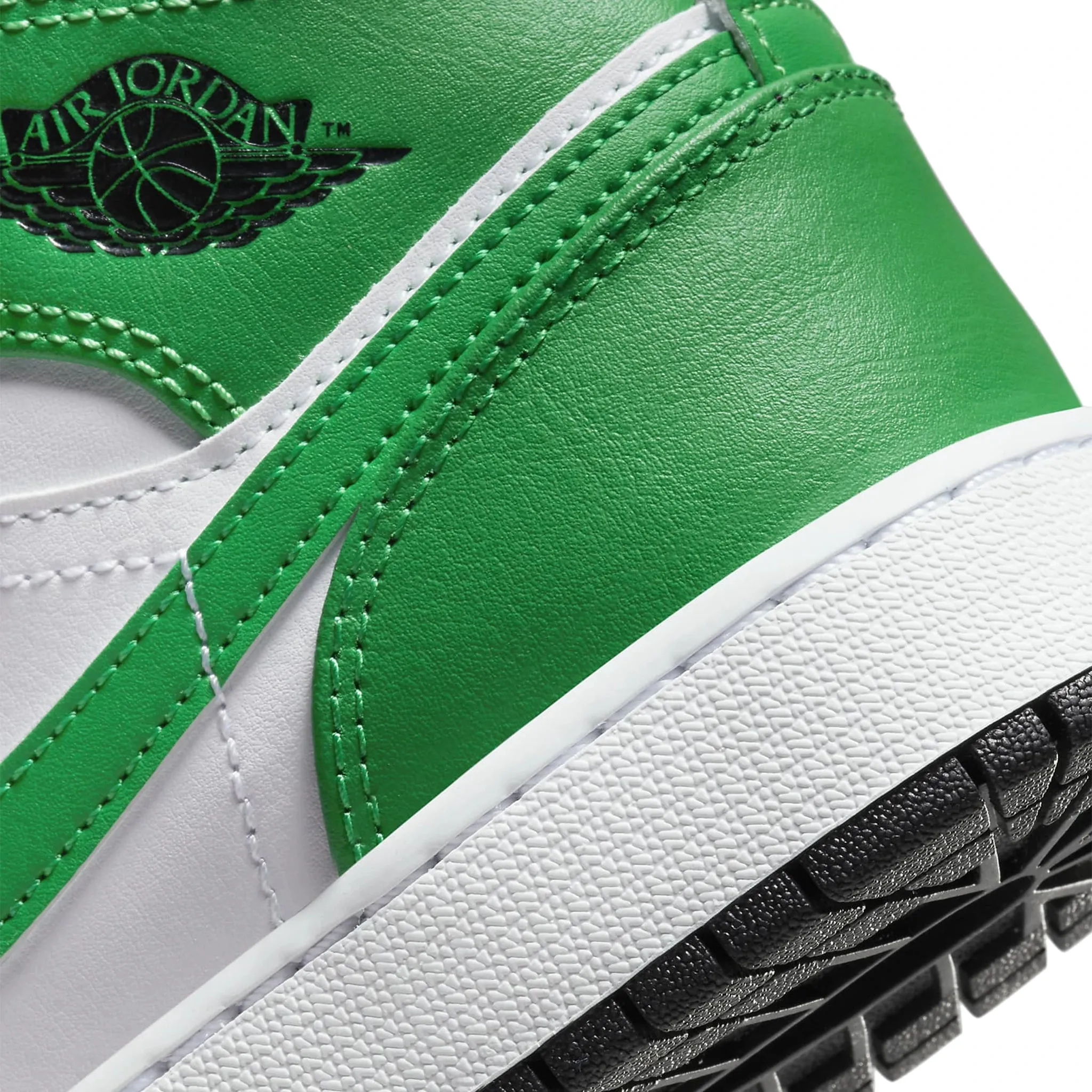 Jordan 1 Mid Lucky Green (GS)