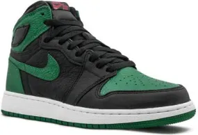 Jordan Kids Air Jordan 1 High Retro Pine Green Black sneakers