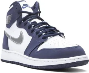 Jordan Kids Air Jordan 1 Retro High CO.JP Midnight Navy sneakers White