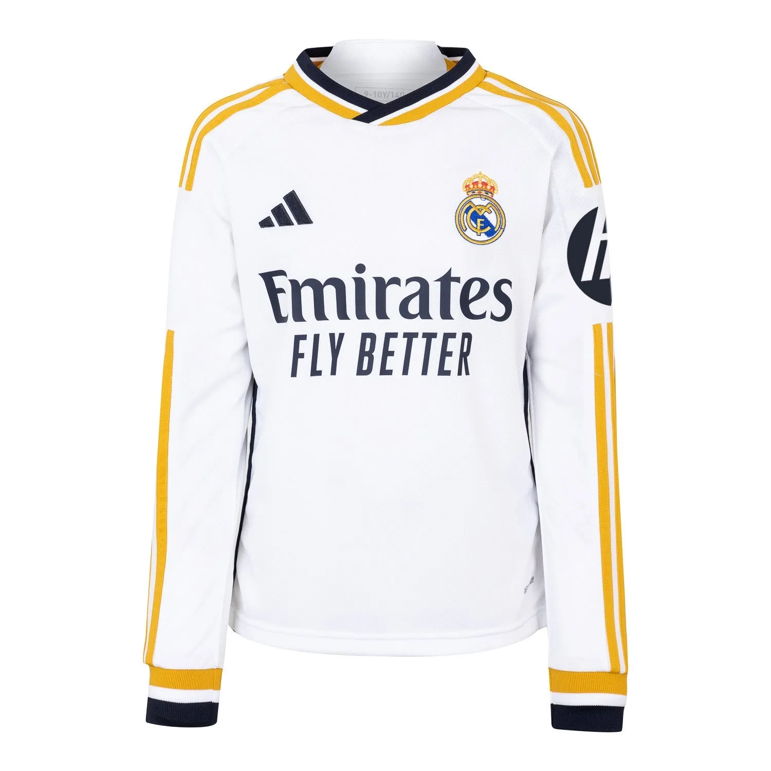 Kids White Long Sleeve T-Shirt - First Kit 23/24