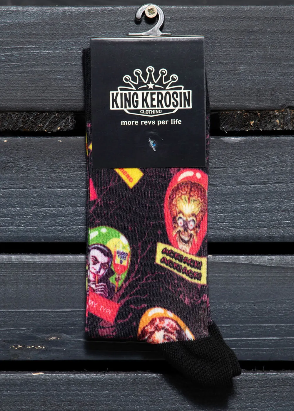 King Kerosin Men's Mars Socks Black