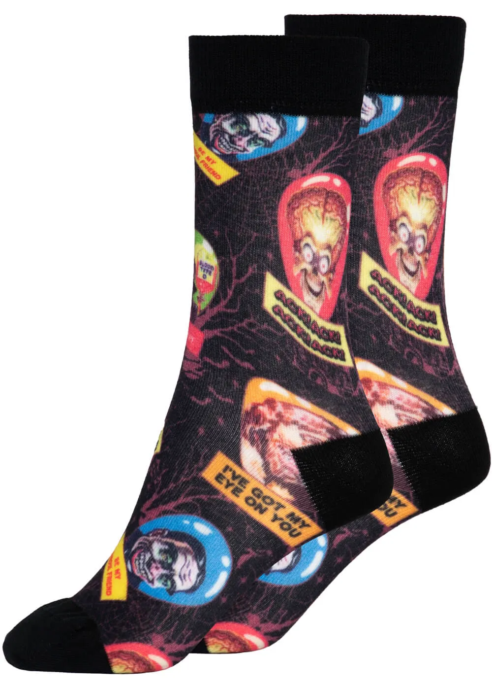 King Kerosin Men's Mars Socks Black