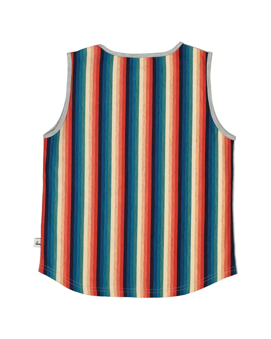 Kissed by Retro Rainbow Tank