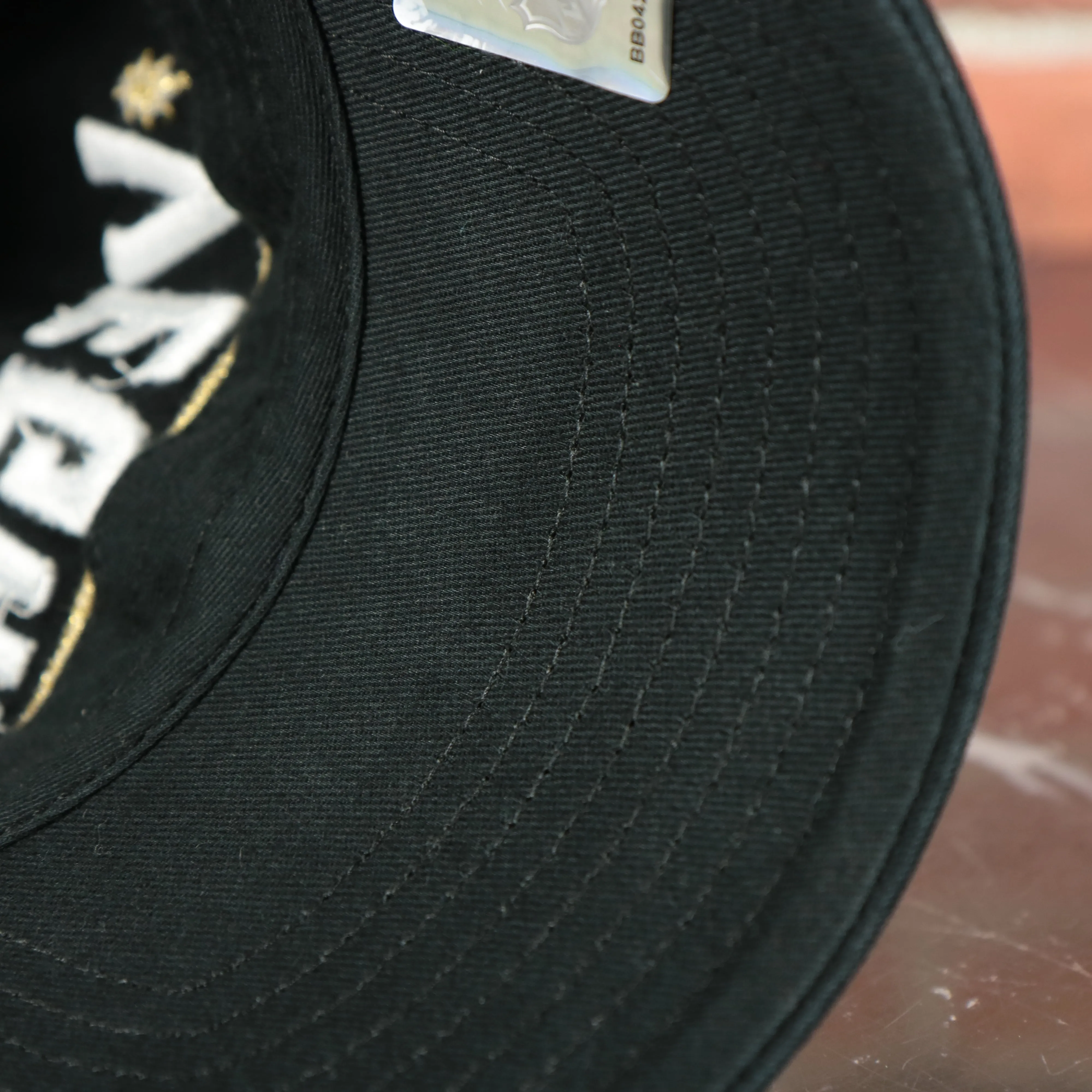 Las Vegas Golden Knights Black Script Dad Hat