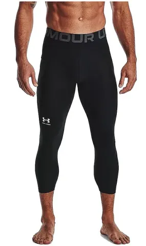 leggings Under Armour HeatGear Armour 3/4 - Black/White - men´s