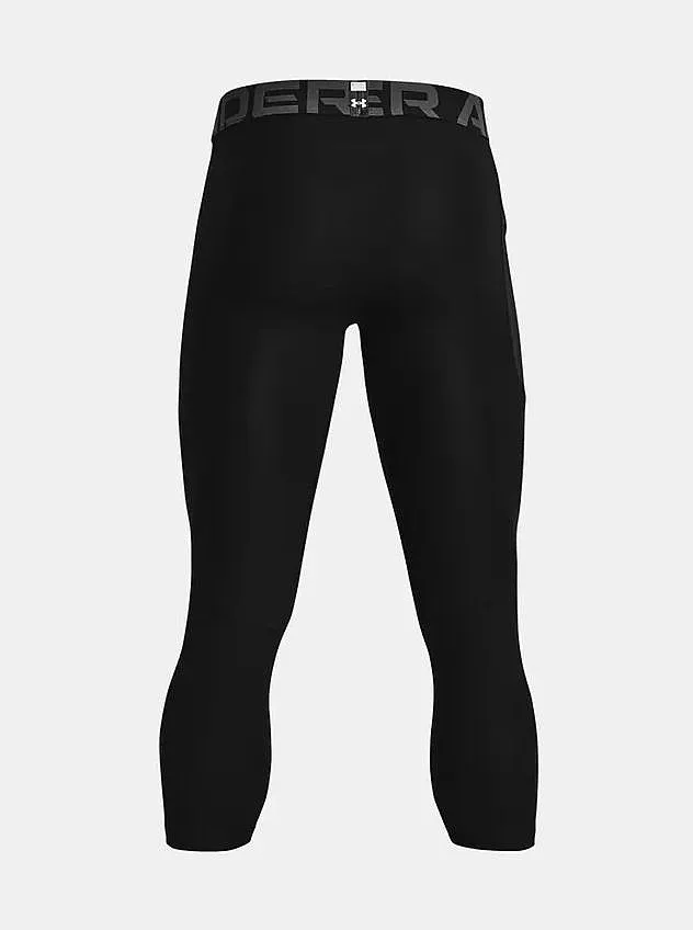 leggings Under Armour HeatGear Armour 3/4 - Black/White - men´s