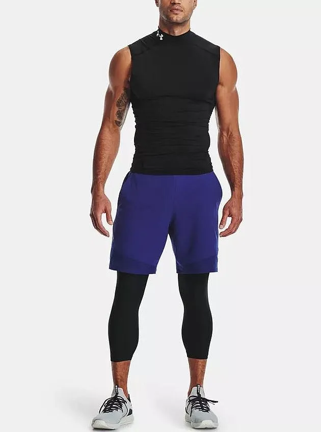 leggings Under Armour HeatGear Armour 3/4 - Black/White - men´s