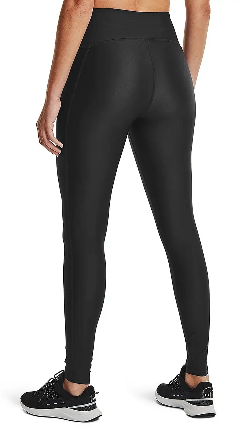 leggings Under Armour HeatGear Armour HiRise No Slip Waistband Full - 001/Black/White - women´s