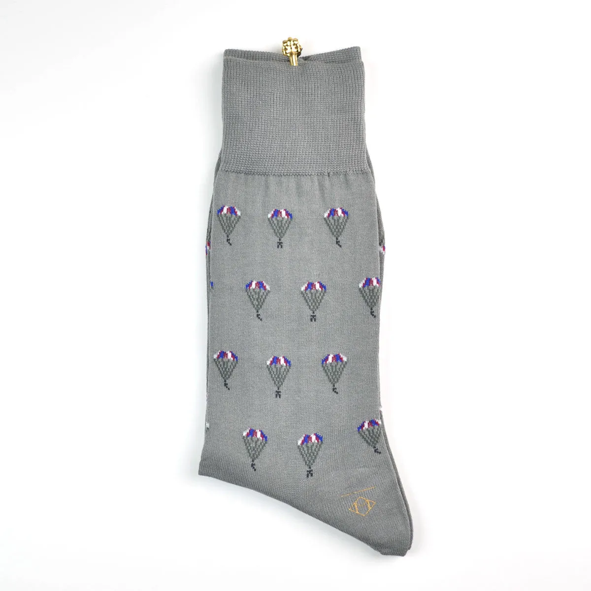 Marcomonde - Parachutes Cotton Socks - Grey