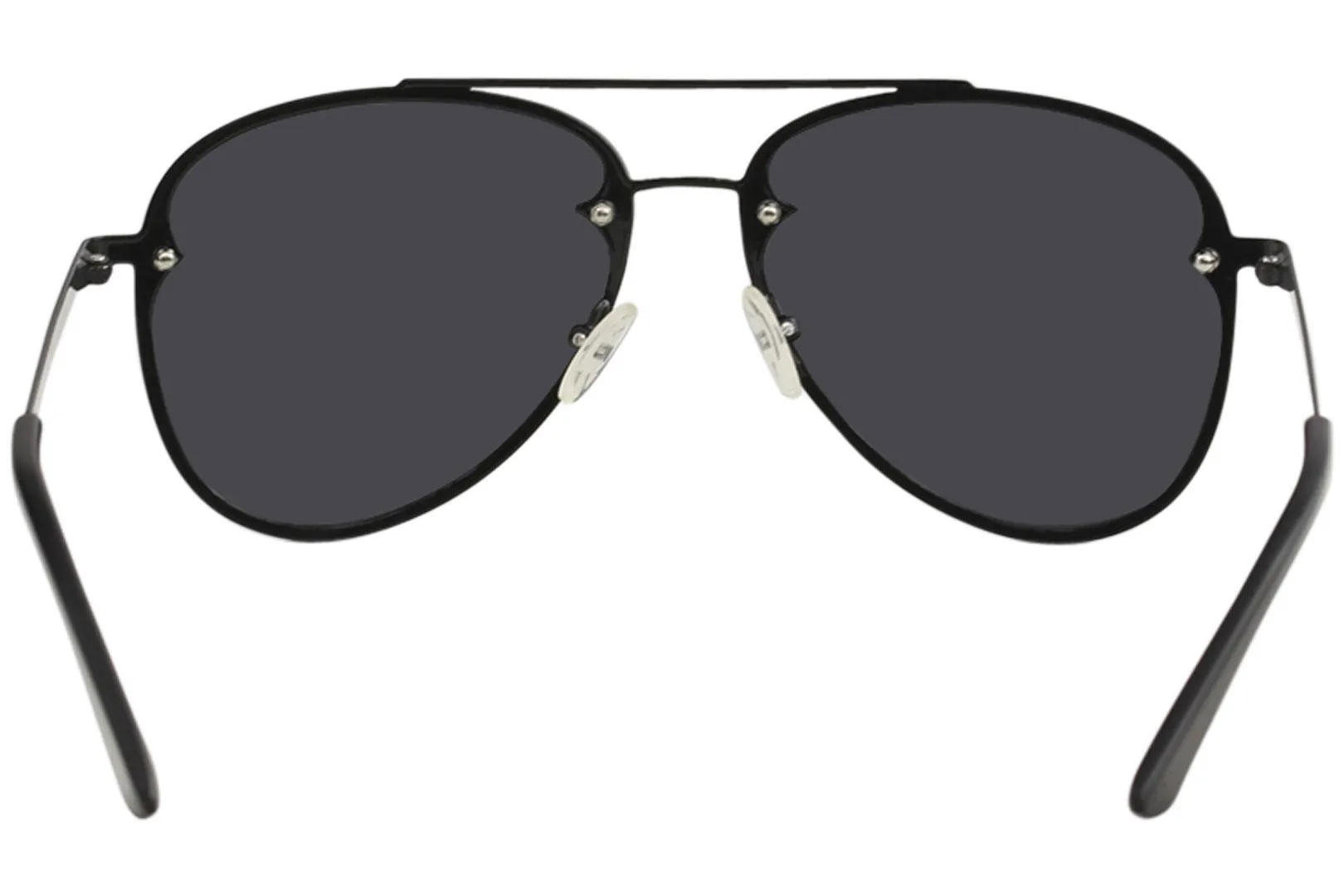 McQ by Alexander McQueen MQ0136S MQ/0136S 001 Black Pilot Sunglasses 59mm