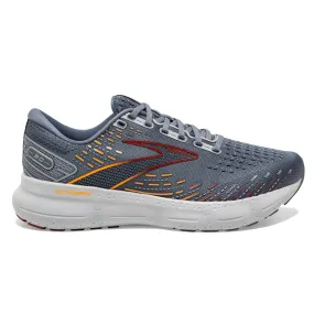 Men's Brooks Glycerin 20 Grey Chili Oil Orange 8 D Medium