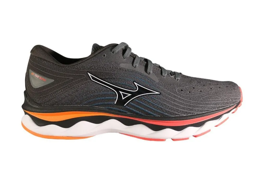 Mens Mizuno Wave Sky 6 - Iron Gate/ Soleil (2E Width)