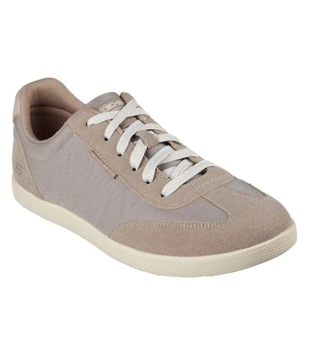 Mens placer vinson trainers taupe Skechers