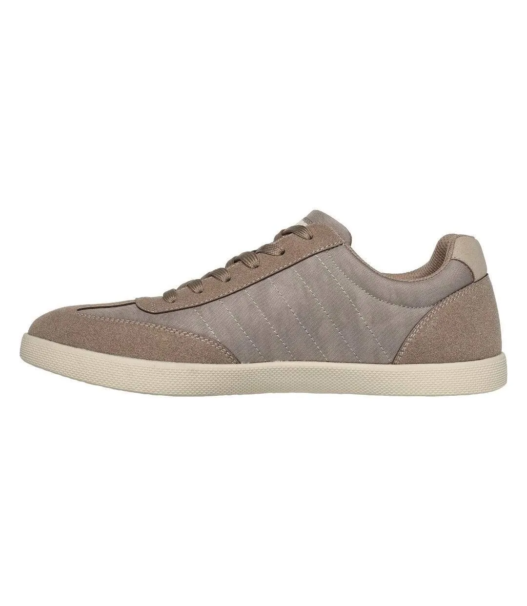 Mens placer vinson trainers taupe Skechers