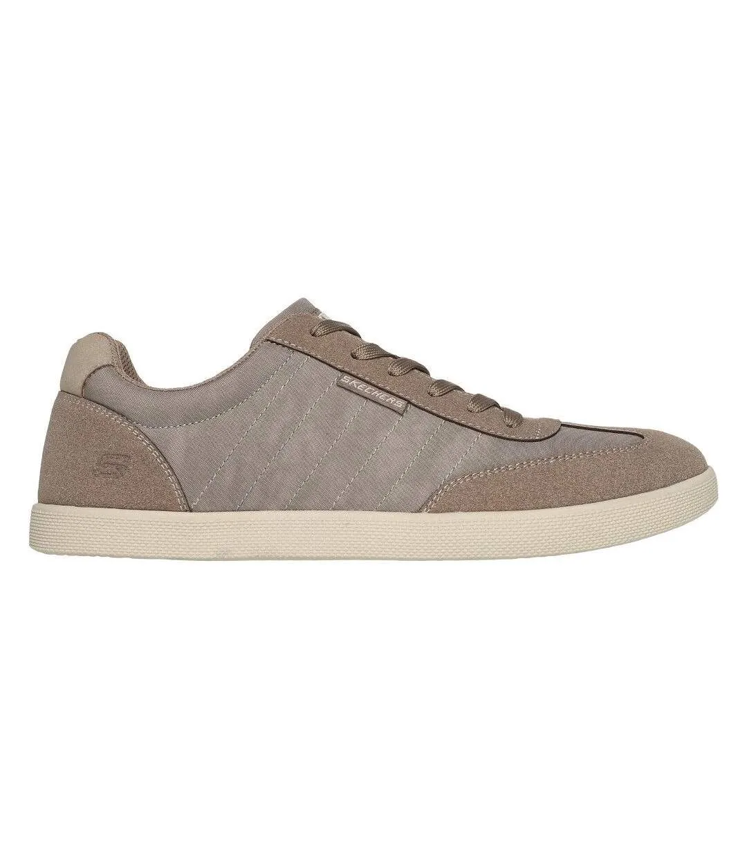 Mens placer vinson trainers taupe Skechers