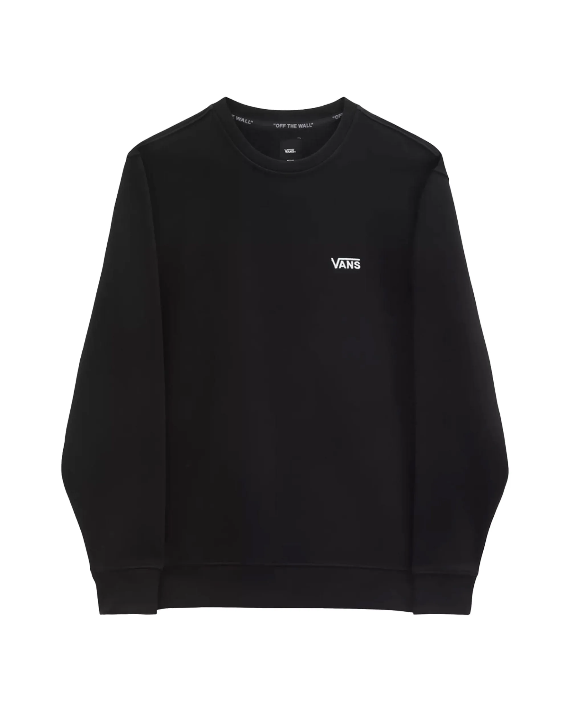 Men's Vans Core Basic Crew Fleece Black Sweatshirt