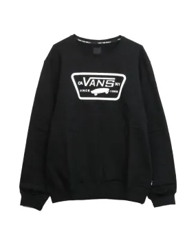 Men's Vans Full Patch Crew II Black Sweatshirt