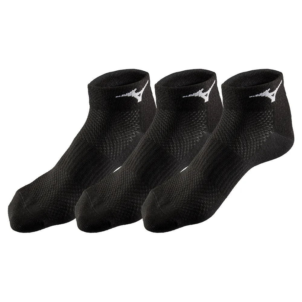 Mizuno Drylite Training Mid Negro Socks (3 pairs)